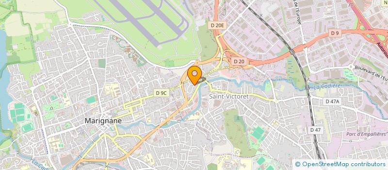 localisation de l'entreprise COMITE D ACTIONS DE DEFENSE INTERCOMMUNALE DE L ENVIRONNEMENT  SAINT-VICTORET