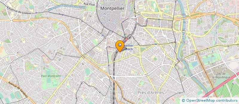 localisation de l'entreprise COMITE D ACTIVITES SOCIALES INTER-ENTREPRISES à MONTPELLIER