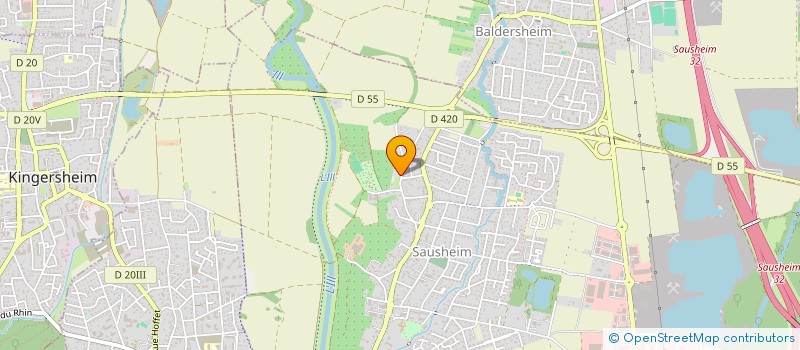 localisation de l'entreprise COMITE D'ADMINISTRATION DU FOYER SAINT-ANTOINE BATTENHEIM  BATTENHEIM