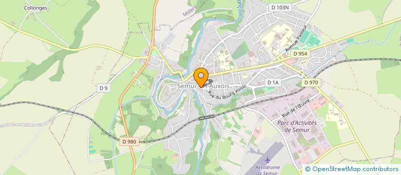 localisation de l'entreprise COMITE D'AGRICULTURE DE SEMUR EN AUXOIS  SEMUR-EN-AUXOIS