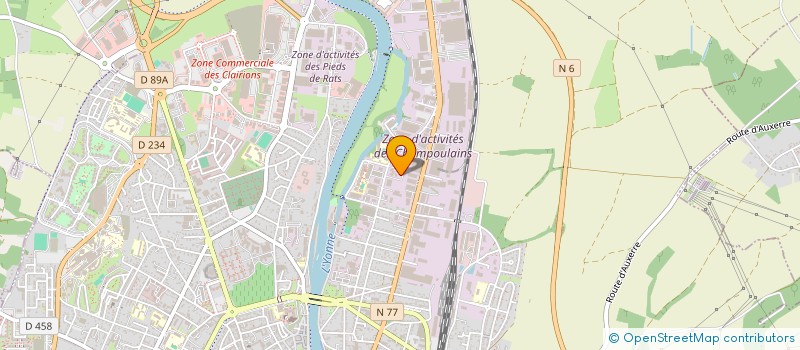 localisation de l'entreprise COMITE D'AIDE AU LOGEMENT à AUXERRE