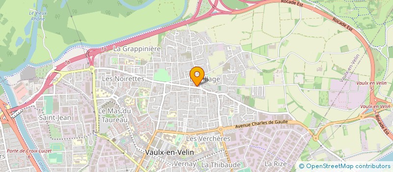 localisation de l'entreprise COMITE D AIDE PERSONNES AGEES  VAULX-EN-VELIN