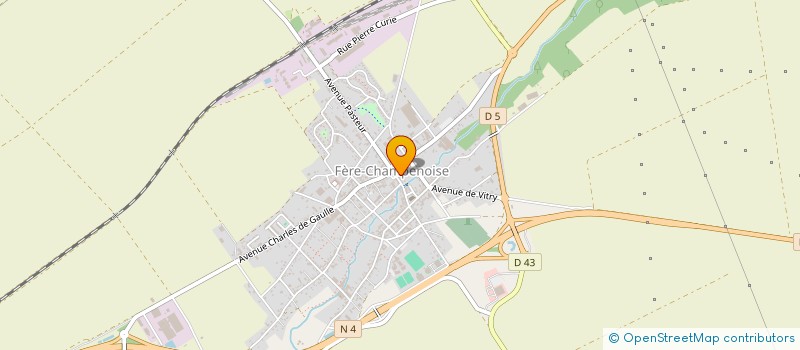 localisation de l'entreprise COMITE D AMENAGEMENT à FERE-CHAMPENOISE