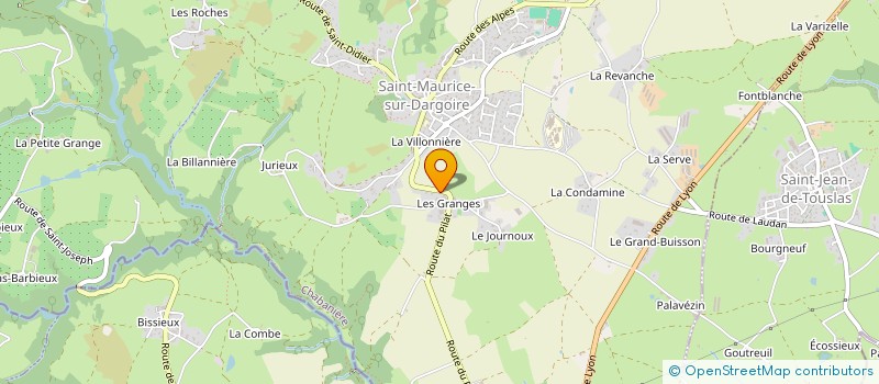 localisation de l'entreprise COMITE D'AMIS EMMAUS MORNANT - FONDATEUR ABBE PIERRE  MORNANT