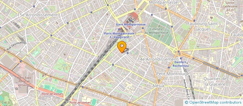 localisation de l'entreprise COMITE D'ANIMAT DE L'ENTREPOT  PARIS