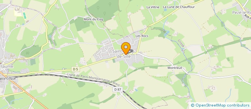 localisation de l'entreprise COMITE D'ANIMATION  SAINT-REMY-DE-SILLE