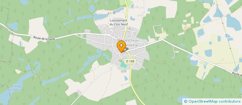 localisation de l'entreprise COMITE D ANIMATION COMMUNALE DE LIGNY LE RIBAULT à LIGNY-LE-RIBAULT