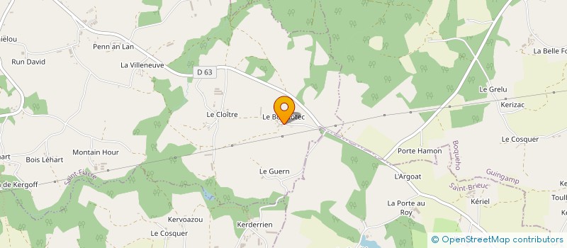 localisation de l'entreprise COMITE D'ANIMATION COMMUNALE DE SAINT-FIACRE à SAINT-FIACRE