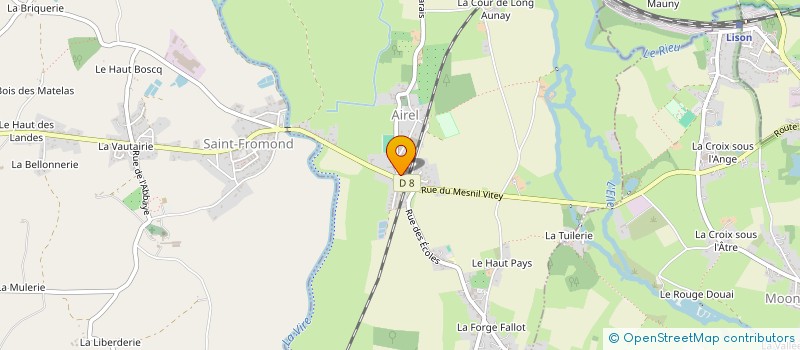 localisation de l'entreprise COMITE D'ANIMATION D'AIREL  AIREL