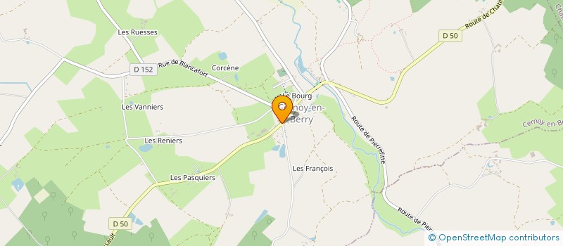 localisation de l'entreprise COMITE D'ANIMATION DE CERNOY EN BERRY à CERNOY-EN-BERRY