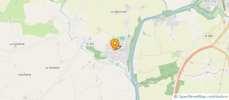 localisation de l'entreprise COMITE D ANIMATION DE CONTEST  CONTEST