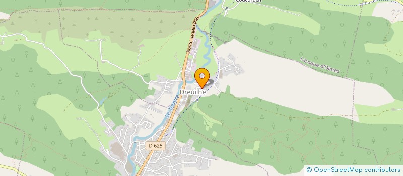 localisation de l'entreprise COMITE D'ANIMATION DE DREUILHE à DREUILHE
