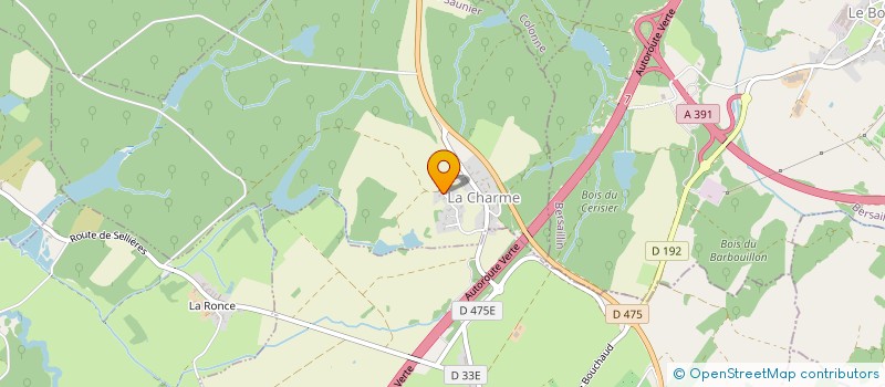 localisation de l'entreprise COMITE D'ANIMATION DE LA CHARME  LA CHARME