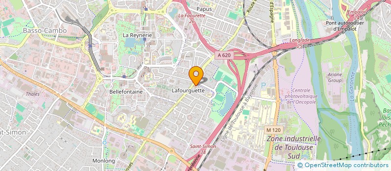 localisation de l'entreprise COMITE D ANIMATION DE LAFOURGUETTE à TOULOUSE