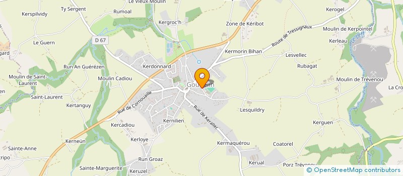 localisation de l'entreprise COMITE D'ANIMATION DE LANNEBERT à LANNEBERT