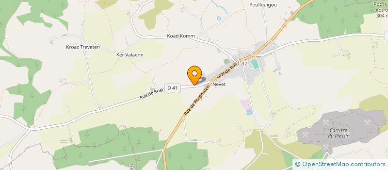 localisation de l'entreprise COMITE D'ANIMATION DE LAZ  LAZ