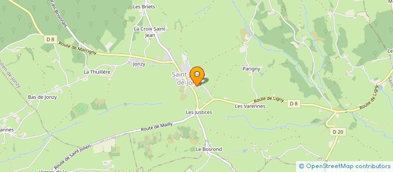 localisation de l'entreprise COMITE D ANIMATION DE MONTCEAUX L ETOILE  MONTCEAUX-L ETOILE