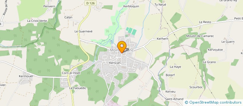 localisation de l'entreprise COMITE D'ANIMATION DE MONTERBLANC à MONTERBLANC