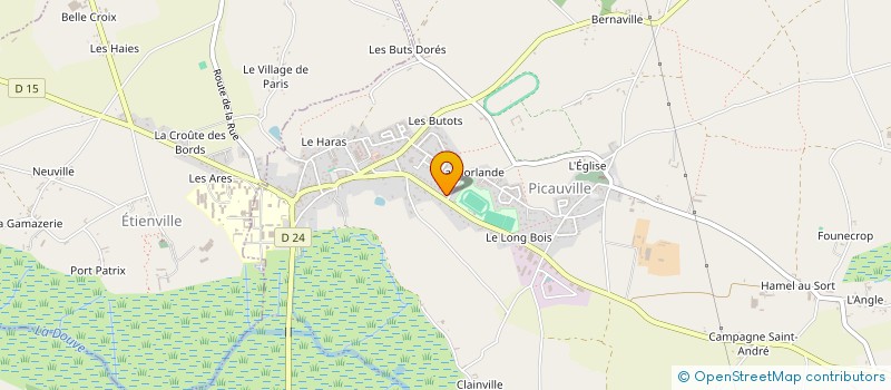 localisation de l'entreprise COMITE D'ANIMATION DE R'HOUTTEVILLE  PICAUVILLE