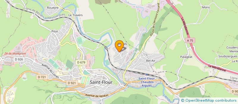 localisation de l'entreprise COMITE D'ANIMATION DE RELATIONS PUBLIQUES D'ENTRAIDE ET DE DEFENSE DES INTERETS DU LOTISSEMENT DE CAMIOLS à SAINT-FLOUR