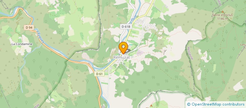 localisation de l'entreprise COMITE D'ANIMATION DE REMUZAT  REMUZAT