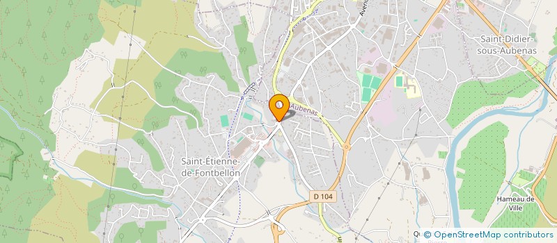 localisation de l'entreprise COMITE D ANIMATION DE SAINT ETIENNE DE BOULOGNE - CDA  SAINT-ETIENNE-DE-BOULOGNE