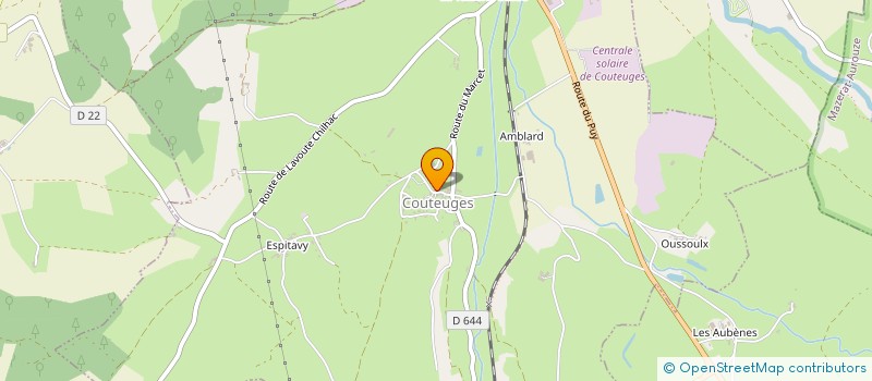 localisation de l'entreprise COMITE D'ANIMATION DE SAINT-GEORGES D'AURAC  SAINT GEORGES D'AURAC