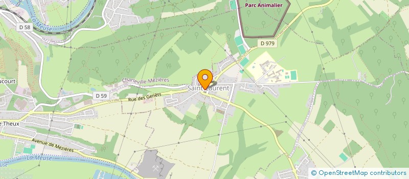 localisation de l'entreprise COMITE D'ANIMATION DE SAINT-LAURENT-ROMERY  SAINT-LAURENT