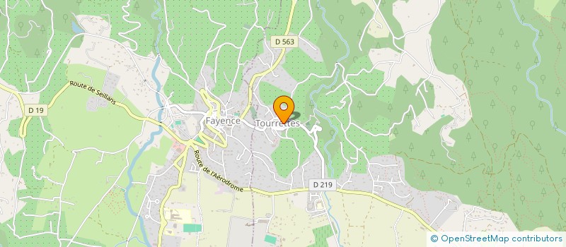 localisation de l'entreprise COMITE D'ANIMATION DE TOURRETTES à TOURRETTES