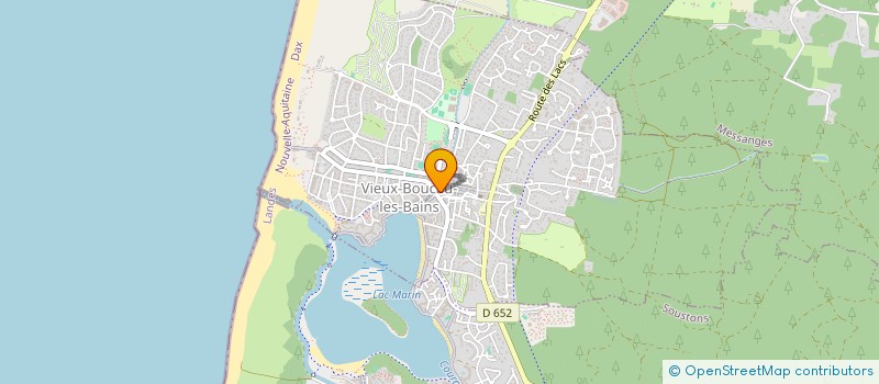 localisation de l'entreprise COMITE D'ANIMATION DE VIEUX BOUCAU  VIEUX-BOUCAU-LES-BAINS