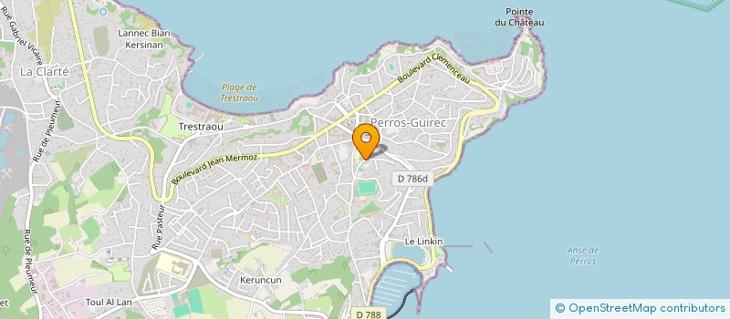 localisation de l'entreprise COMITE D'ANIMATION DES PARENTS D'ELEVES  PERROS-GUIREC