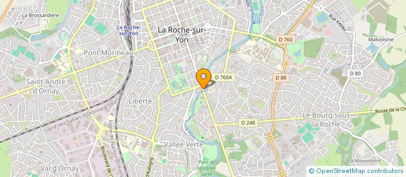 localisation de l'entreprise COMITE D'ANIMATION DU SYDEV POUR LE PERSONNEL (CASPER) à LA ROCHE-SUR-YON