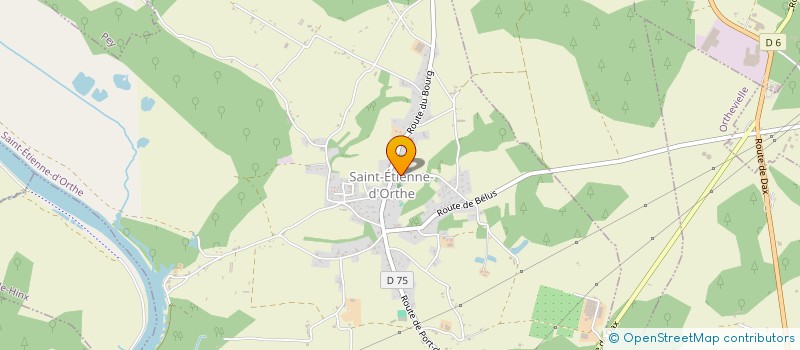 localisation de l'entreprise COMITE D ANIMATION ET DE DEVELOPPEMENT DU CANTON DE PEYREHORADE  SAINT-ETIENNE-D'ORTHE