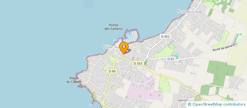 localisation de l'entreprise COMITE D ANIMATION ET DE LA CULTURE DE PIRIAC SUR MER à PIRIAC-SUR-MER
