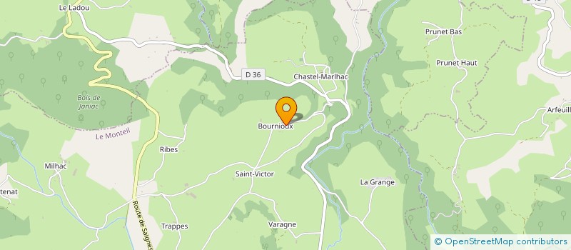 localisation de l'entreprise COMITE D'ANIMATION ET DE LOISIRS DE VEBRET à VEBRET