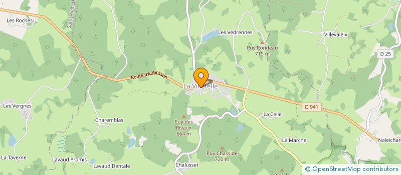 localisation de l'entreprise COMITE D'ANIMATION ET DE LOISIRS ET DE VALORISATION DU PATRIMOINE DE LA VILLETELLE  LA VILLETELLE