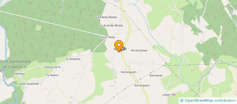 localisation de l'entreprise COMITE D'ANIMATION EUS VRO COATLOC'H  SCAER