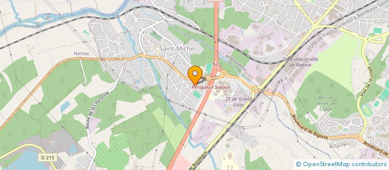 localisation de l'entreprise COMITE D'ANIMATION INTER ETABLISSEMENTS DE PERSONNES AGEES CHARENTE- PERIGORD à SAINT-MICHEL