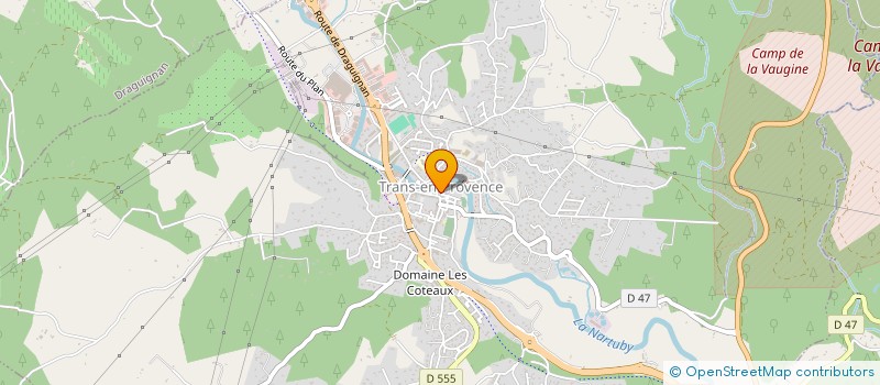 localisation de l'entreprise COMITE D'ANIMATION RECREATIF CULTUREL à TRANS-EN-PROVENCE