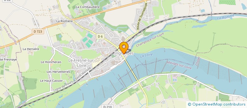 localisation de l'entreprise COMITE D'ANIMATIONS D'INGRANDES-SUR-LOIRE à INGRANDES-LE-FRESNE-SUR-LOIRE