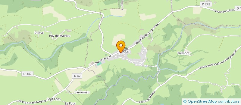 localisation de l'entreprise COMITE D'ANIMATIONS DE BESSE à BESSE