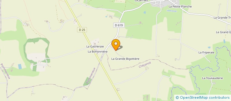 localisation de l'entreprise COMITE D'ANIMATIONS DE POMMERIEUX  POMMERIEUX