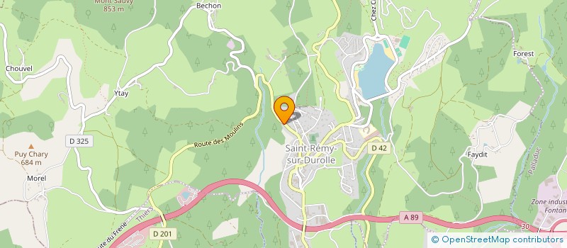 localisation de l'entreprise COMITE D'ANIMATIONS DE SAINT REMY SUR DUROLLE  SAINT-REMY-SUR-DUROLLE