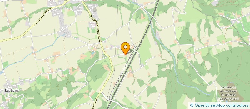 localisation de l'entreprise COMITE D'ANIMATIONS ET DE FESTIVITES  SAINT-SORLIN-EN-VALLOIRE