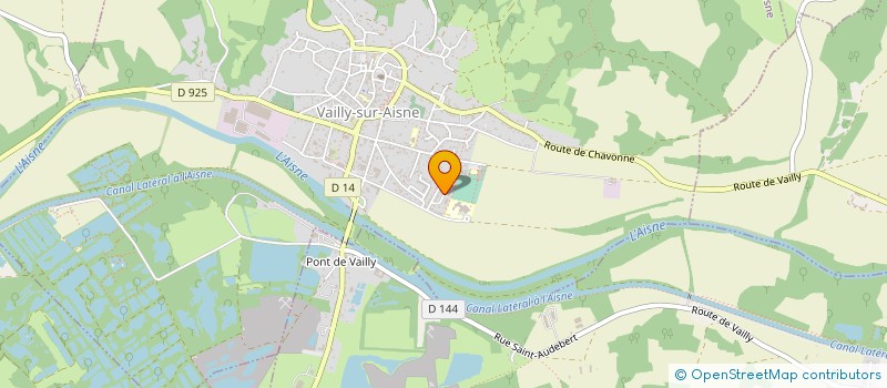 localisation de l'entreprise COMITE D'ANIMATIONS VAILLYSIENNES à VAILLY-SUR-AISNE