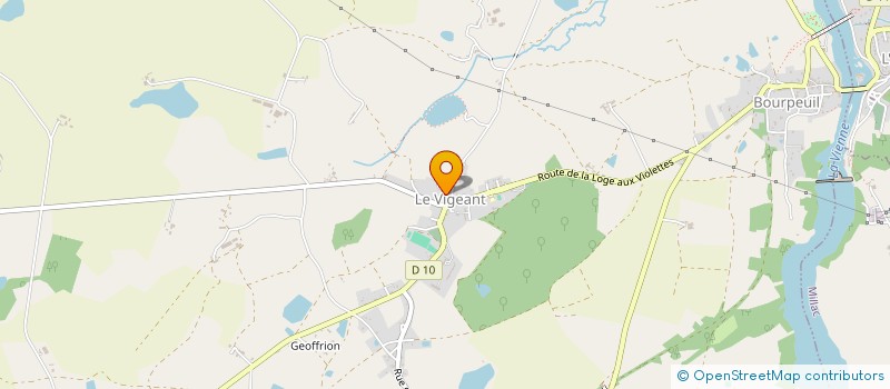 localisation de l'entreprise COMITE D'ANIMATIONS VIGEANTAISES  LE VIGEANT