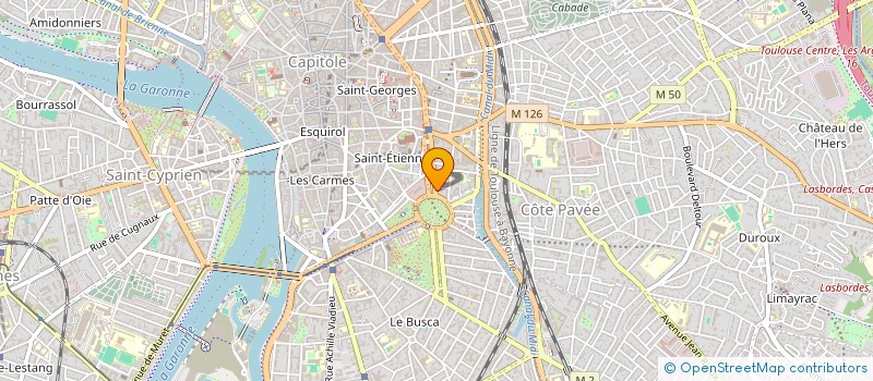 localisation de l'entreprise COMITE D'ASSISTANCE ITALIEN à TOULOUSE