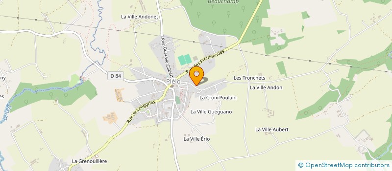 localisation de l'entreprise COMITE D'ECHANGES BRETAGNE-BAVIERE à PLELO