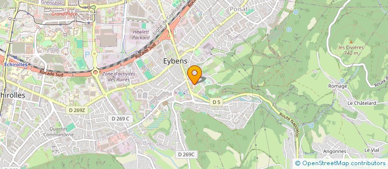 localisation de l'entreprise COMITE D'ECHANGES EUROPEENS  EYBENS