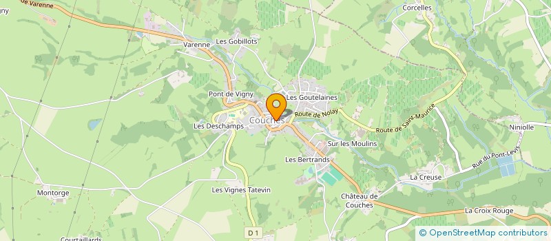 localisation de l'entreprise COMITE D ECHANGES INTERNATIONAUX  COUCHES